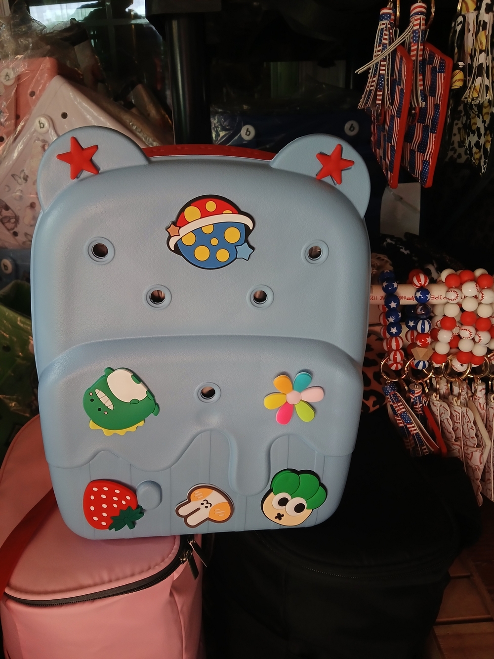 Blue Kids Bogg Like Book Bag